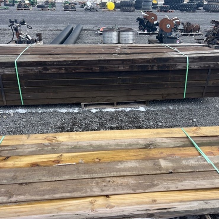 (55) 3"x6"x12' Wooden Beams