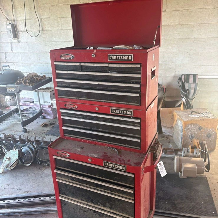 Craftsman 3 Box Toolbox, on Casters, 28'' wide, 6ft Tall