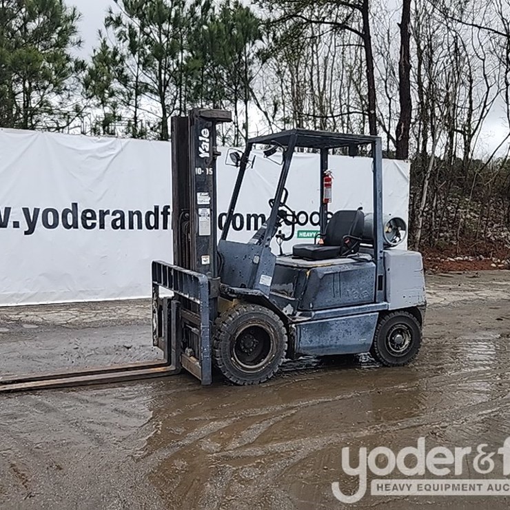 2007 Yale Warehouse Forklift, OROPS, 3 Stage Mast, LPG