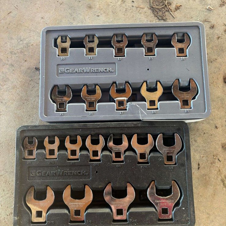 Gearwrench Standard and Metric 3/8'' Crows Feet