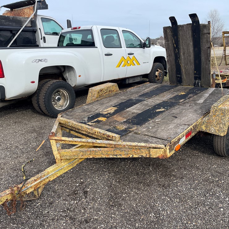#3086 • 9' Single Axle Trailer (No Title)