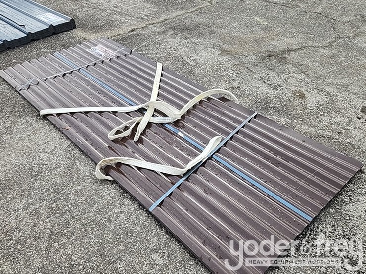 unused-brown-metal-roof-panels-8'-x-3'-(30-of)-image-2