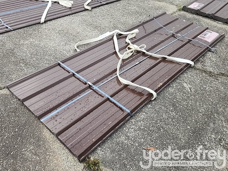 unused-brown-metal-roof-panels-8'-x-3'-(30-of)-image-3