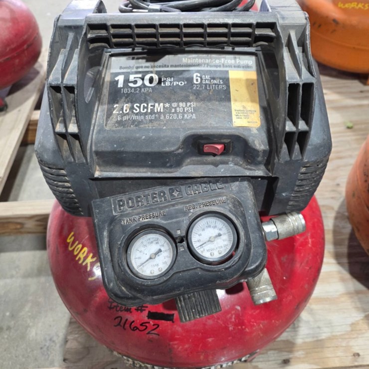 PORTER CABLE AIR COMPRESSOR