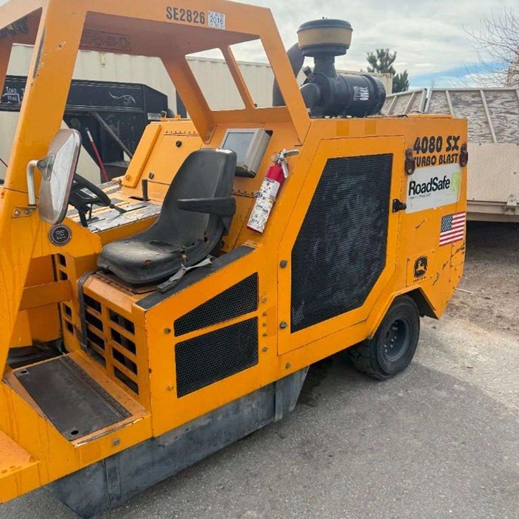 Dickson Ind. 4080 SX Turbo Blast Asphalt Surface Prep Machine