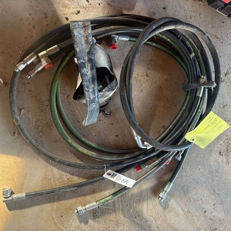 Assortment of New Hyd. Hoses and Fittings