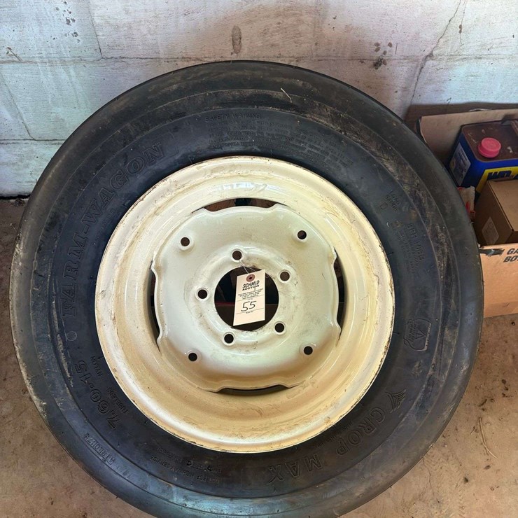 5 Bolt 7.6-16 New Implement Tire