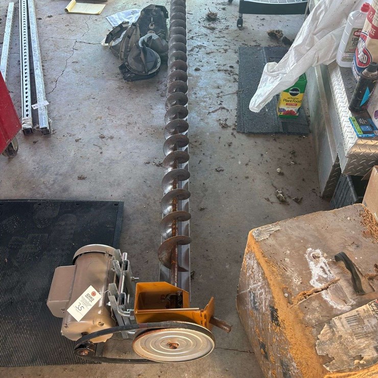 New 24ft Bin Sweep, never used, New Baldor 2hp Motor, Single Phase