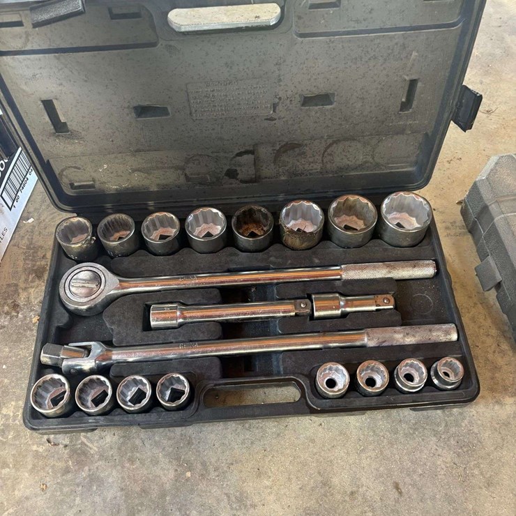 Pittsburgh 20pc 3/4'' Jumbo Socket Set 19-50mm
