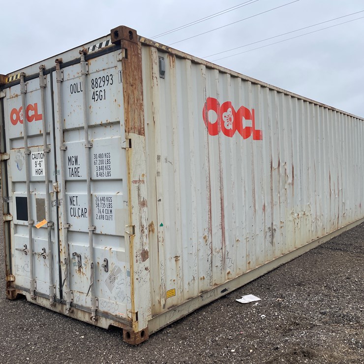 #2033 • Used, 40' Long Cube Shipping Container