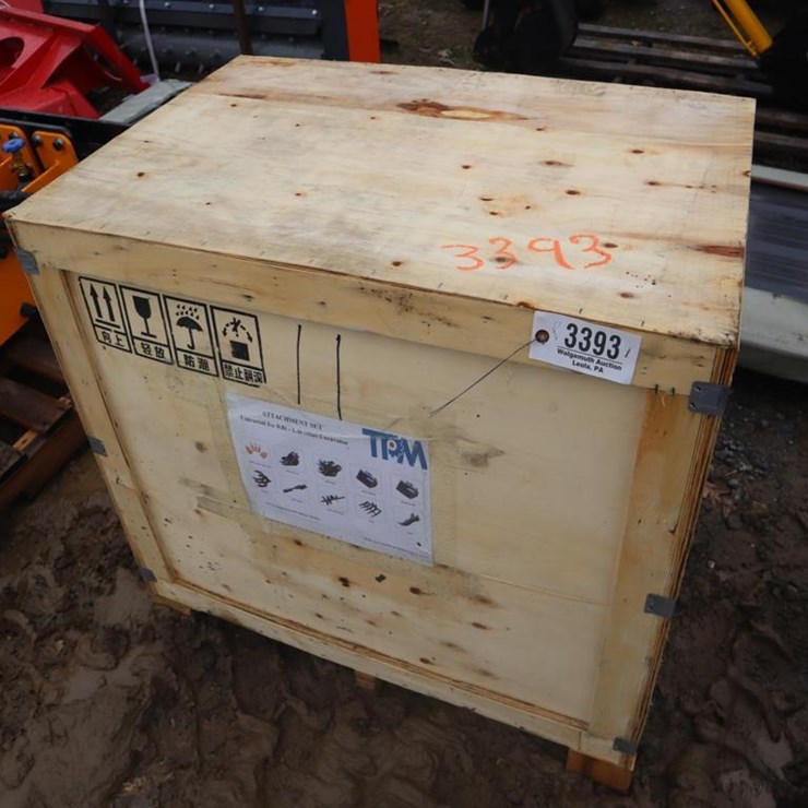 TPM Crate of Mini Excavator Attach.
