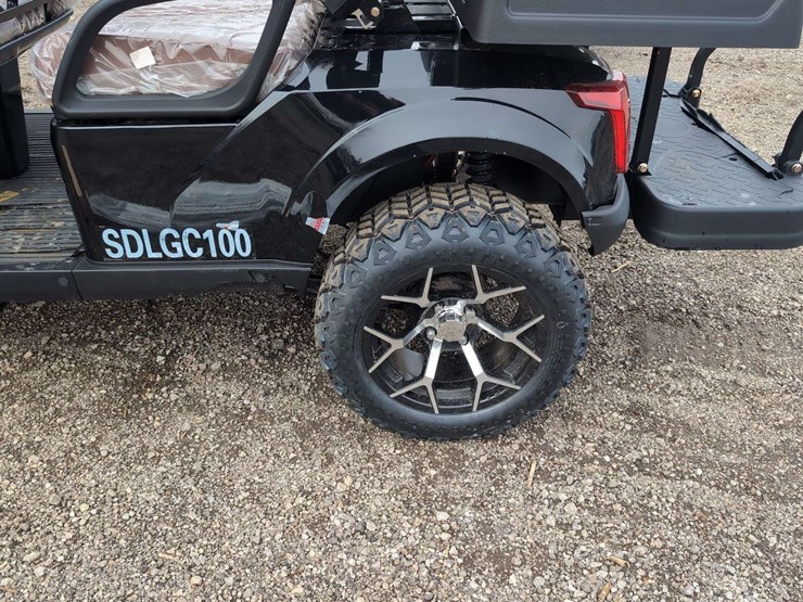 sdlgc100---6-seater-golf-cart---black---partial-assembly-front/rear-end-damage-*review-photos-image-6
