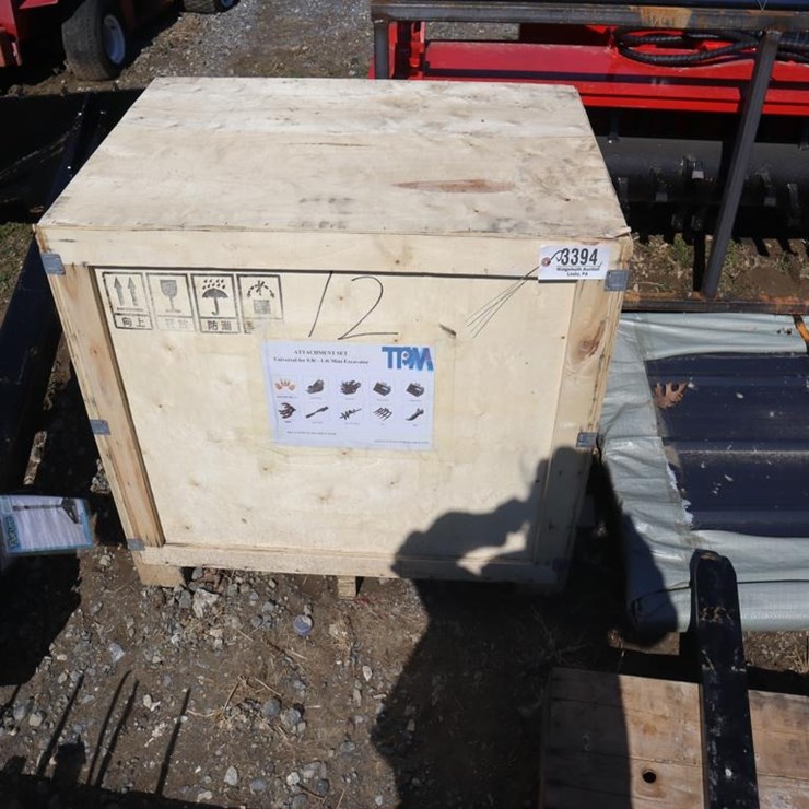 TPM Crate of Mini Excavator Attach.