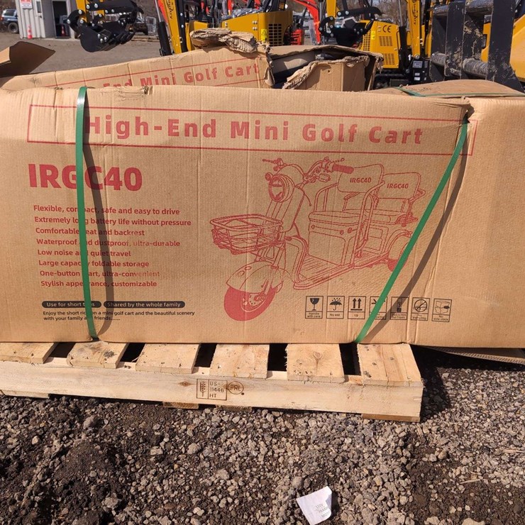 IRGC40 High End Mini Golf Cart - RED