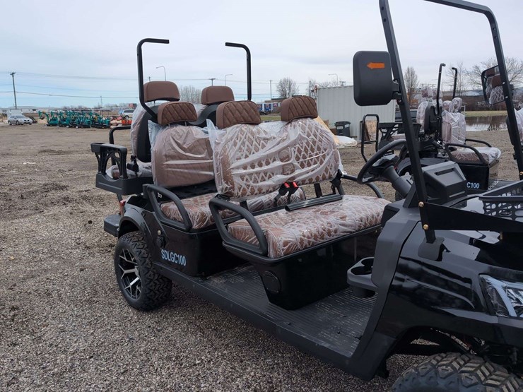 sdlgc100---6-seater-golf-cart---black---partial-assembly-front/rear-end-damage-*review-photos-image-8