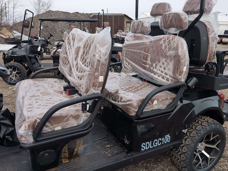 sdlgc100---6-seater-golf-cart---black---partial-assembly-front/rear-end-damage-*review-photos-image-5