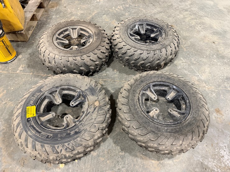 #37053-•-**unused-carlisle-(2)-25x11.00-12-&-(2)-25x8.00-12-tires-w/rims-image-1