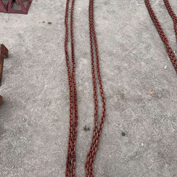 (2) 3/8" Chains 18' Long
