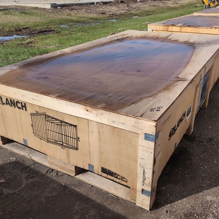 (1) SDLAUNCH SDGM1220F - 240 Sqft. Galvanized Livestock Shed