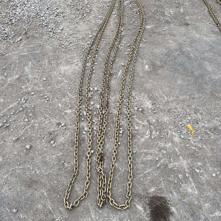 (3) 5/16" Chains 18' Long
