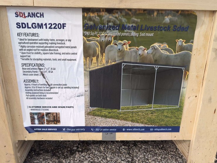 sdlaunch-sdlgm1220f---galvanized-metal-livestock-shed---240-sq-ft.-image-2