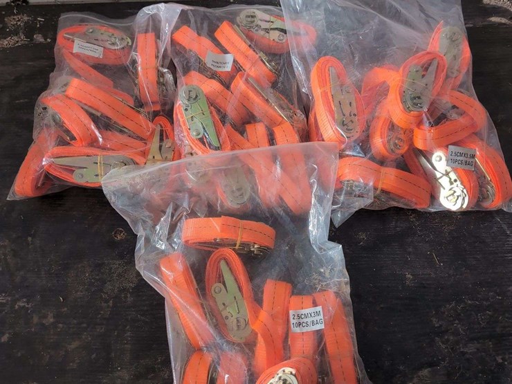 (40)-tie-down-straps---10/each-size-4-sizes---1"-(3.5m,3m,2.5m,-and-1.5m-long)-image-1