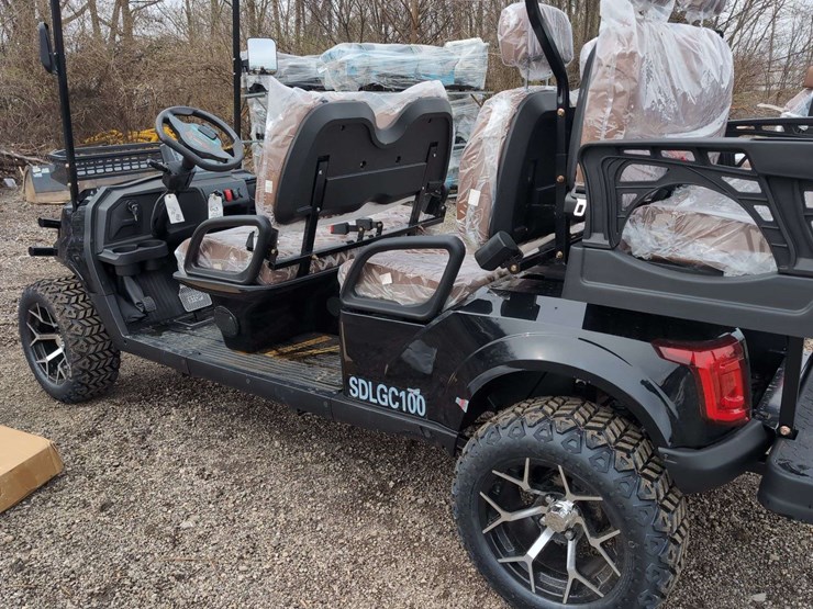 sdlgc100---6-seater-golf-cart---black---partial-assembly-front/rear-end-damage-*review-photos-image-15