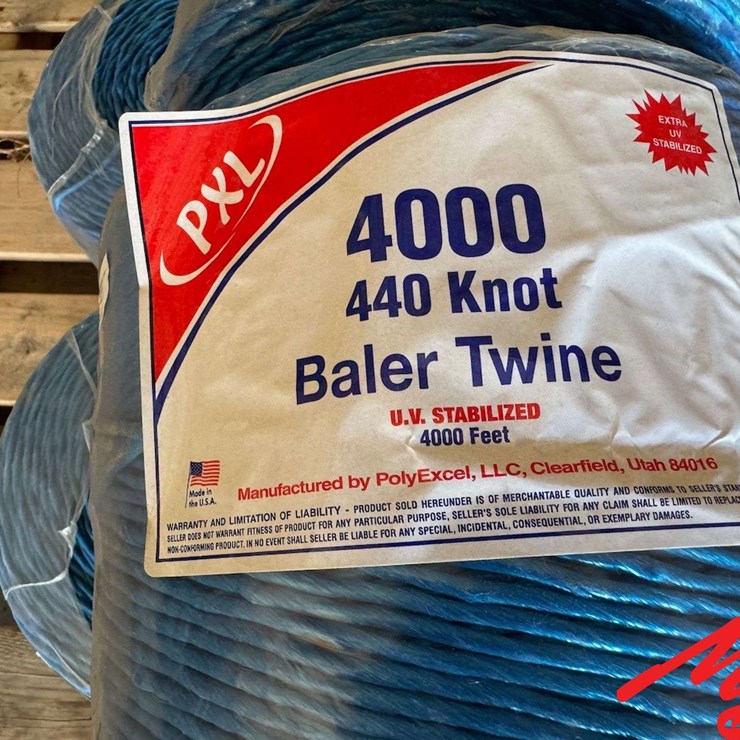 (8) Rolls of PXL 4000 440 Knot Baler Twine