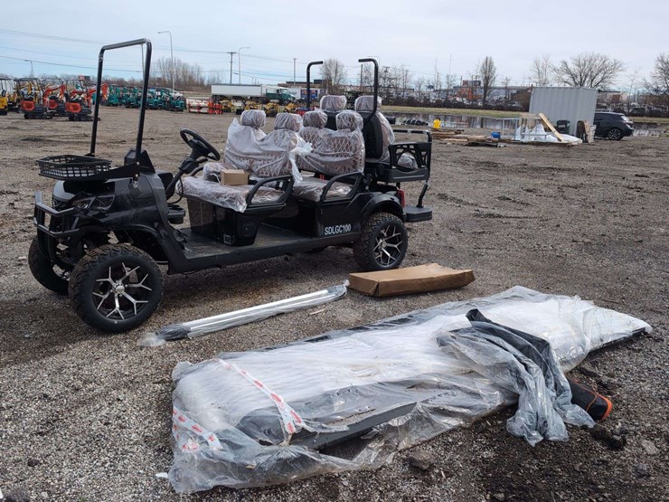 sdlgc100---6-seater-golf-cart---black---partial-assembly-front/rear-end-damage-*review-photos-image-1