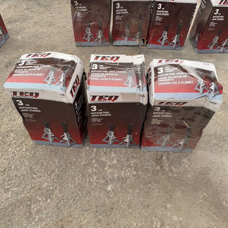(6) 3 Ton Jack Stands