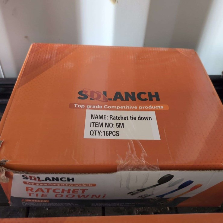 (16 PCs) Sdlanch Rachet Tie Down - 5M