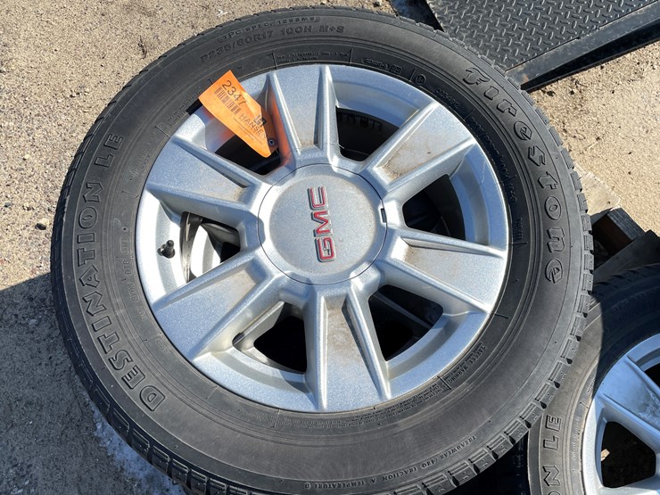 #2347-•-(4)-firestone-destination-le-tires-on-gmc-rims-image-7