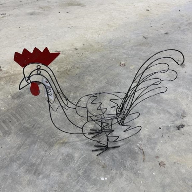 #124 • WIRE ROOSTER PLANTER