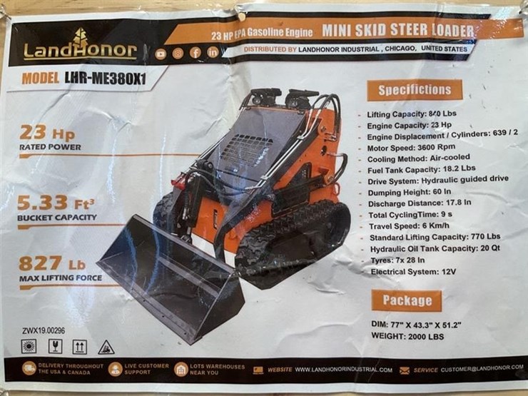 #1015-•-unused-landhero-lhr‑me380x1-mini-skid-steer-loader-image-14
