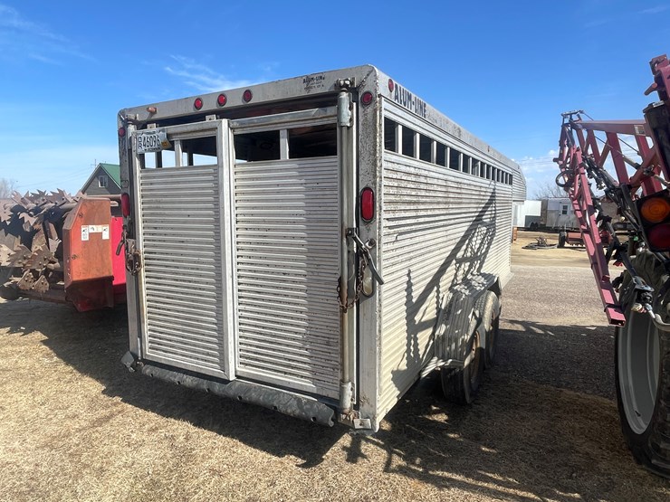 #1484-•-1993-alum-line-20'-gooseneck-cattle-trailer-(has-wi-title)-image-2