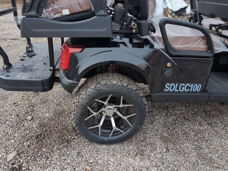 sdlgc100---6-seater-golf-cart---black---partial-assembly-front/rear-end-damage-*review-photos-image-9