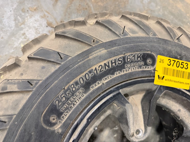 #37053-•-**unused-carlisle-(2)-25x11.00-12-&-(2)-25x8.00-12-tires-w/rims-image-5