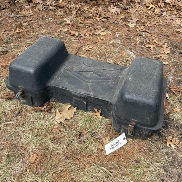 ATV Toolbox w/gas cans & other