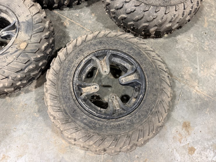 #37053-•-**unused-carlisle-(2)-25x11.00-12-&-(2)-25x8.00-12-tires-w/rims-image-2