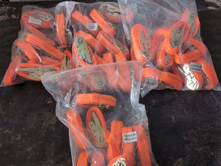 (40)-tie-down-straps---10/each-size-4-sizes---1"-(3.5m,3m,2.5m,-and-1.5m-long)-image-1