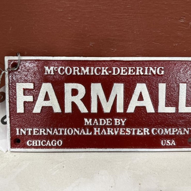 #106 • MCCORMICK DEERING FARMALL CAST IRON SIGN