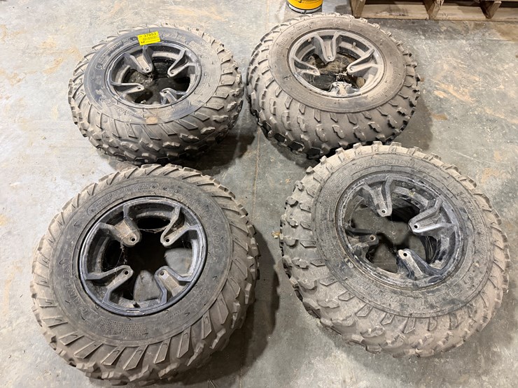 #37053-•-**unused-carlisle-(2)-25x11.00-12-&-(2)-25x8.00-12-tires-w/rims-image-4