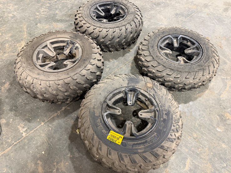 #37053-•-**unused-carlisle-(2)-25x11.00-12-&-(2)-25x8.00-12-tires-w/rims-image-3