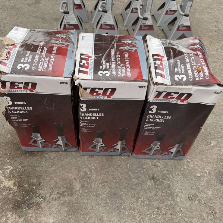 (6) 3 Ton Jack Stands