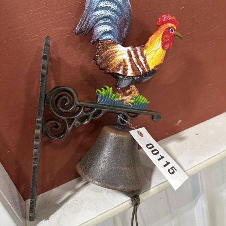 #115 • ROOSTER CAST IRON BELL