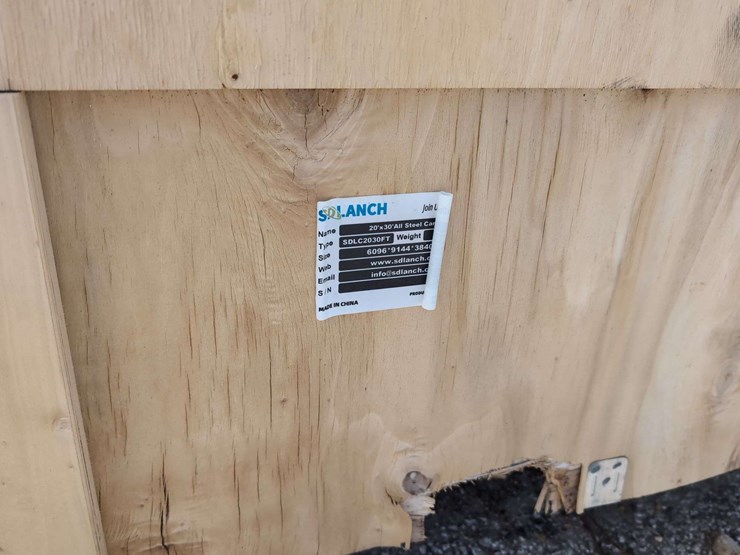 (1)-sdlaunch-sdlc2030ft---20'-x-30'-allsteel-carport-w/-enclosed-sidewalls-image-4