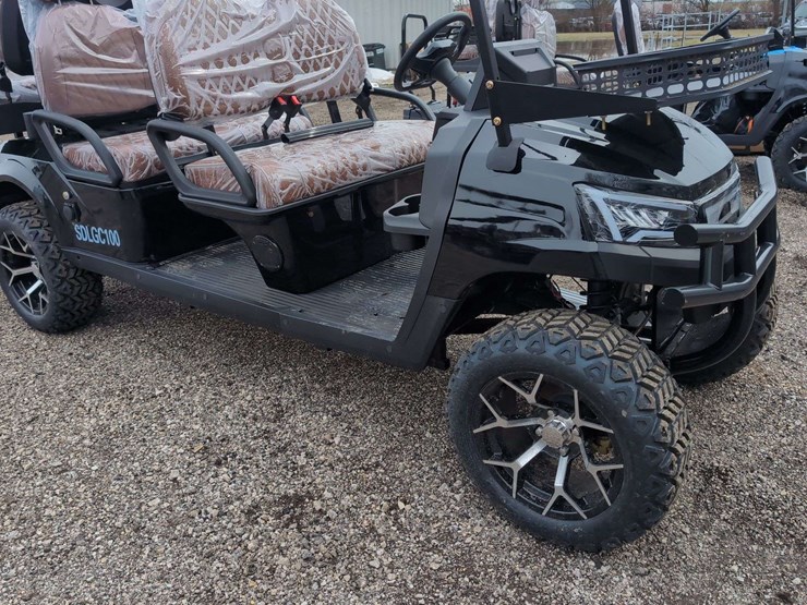 sdlgc100---6-seater-golf-cart---black---partial-assembly-front/rear-end-damage-*review-photos-image-7