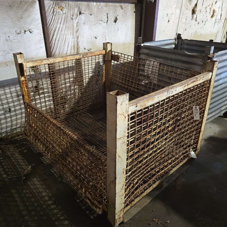 3' x 4' metal scrap bin