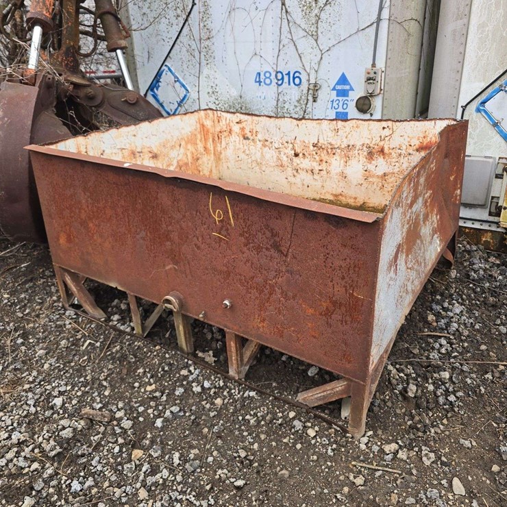 5' x 6' scrap bin, 3' tall