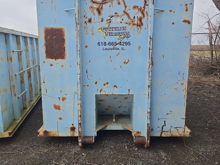 40-yard-roll-off-dumpster,-7ft-tall,-22ft-long,-with-end-opening-door,-hd-steel-floor,-made-out-of-t6-high-strength-steel-image-2